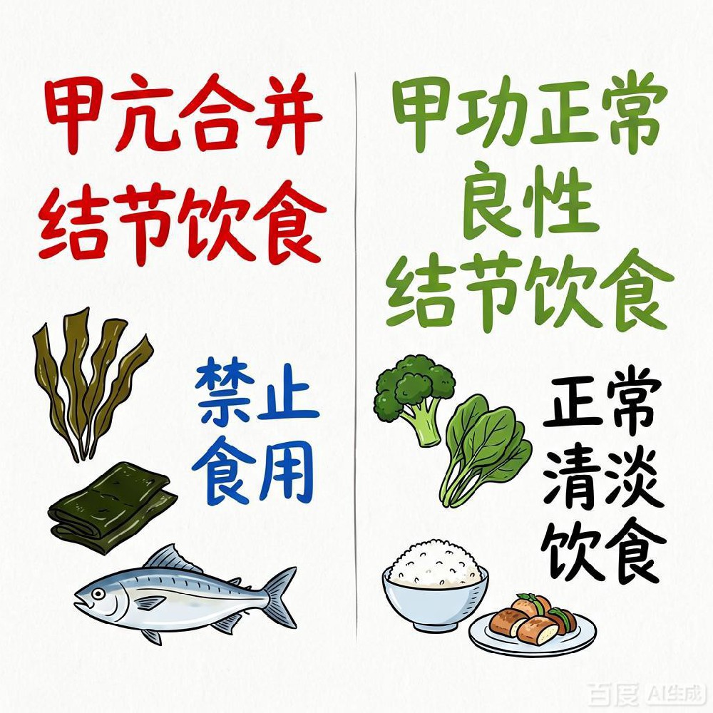 甲状腺结节饮食误区，海带紫菜不能乱吃